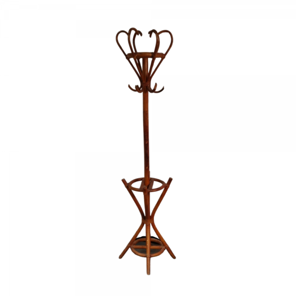 Rattan Standing Clothes Hanger For Rent