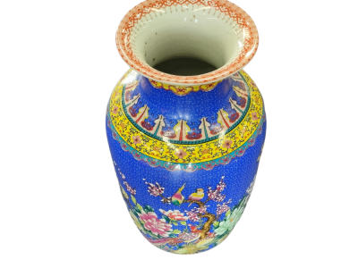 Chinese Vase (Blue) For Rent